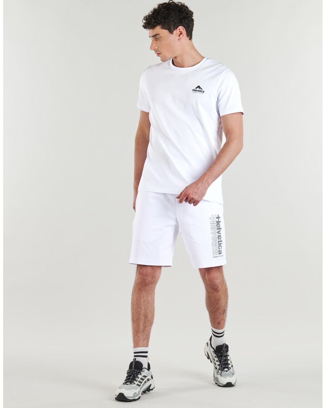 Helvetica White T Shirt Lee for men