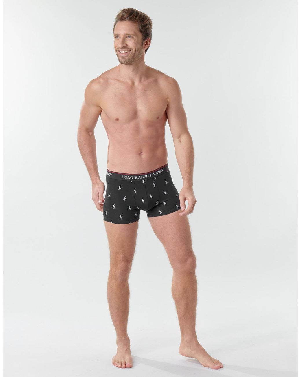 Polo Ralph Lauren Gray Boxer Shorts Classic Trunk X3 for men