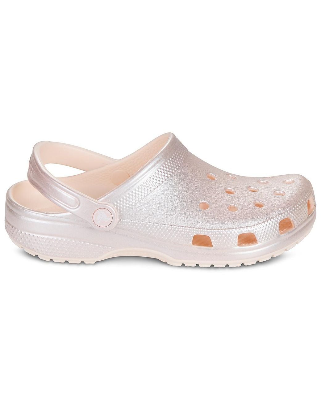 CROCSTM Pink Clogs (shoes) Classic Tinted Metallic Clog