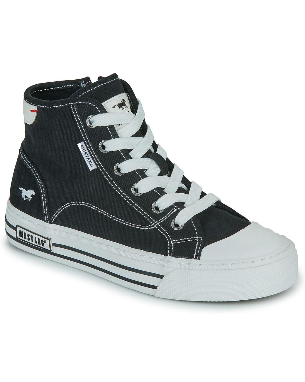 Mustang Blue Shoes (high-top Trainers) 26m0232001-black