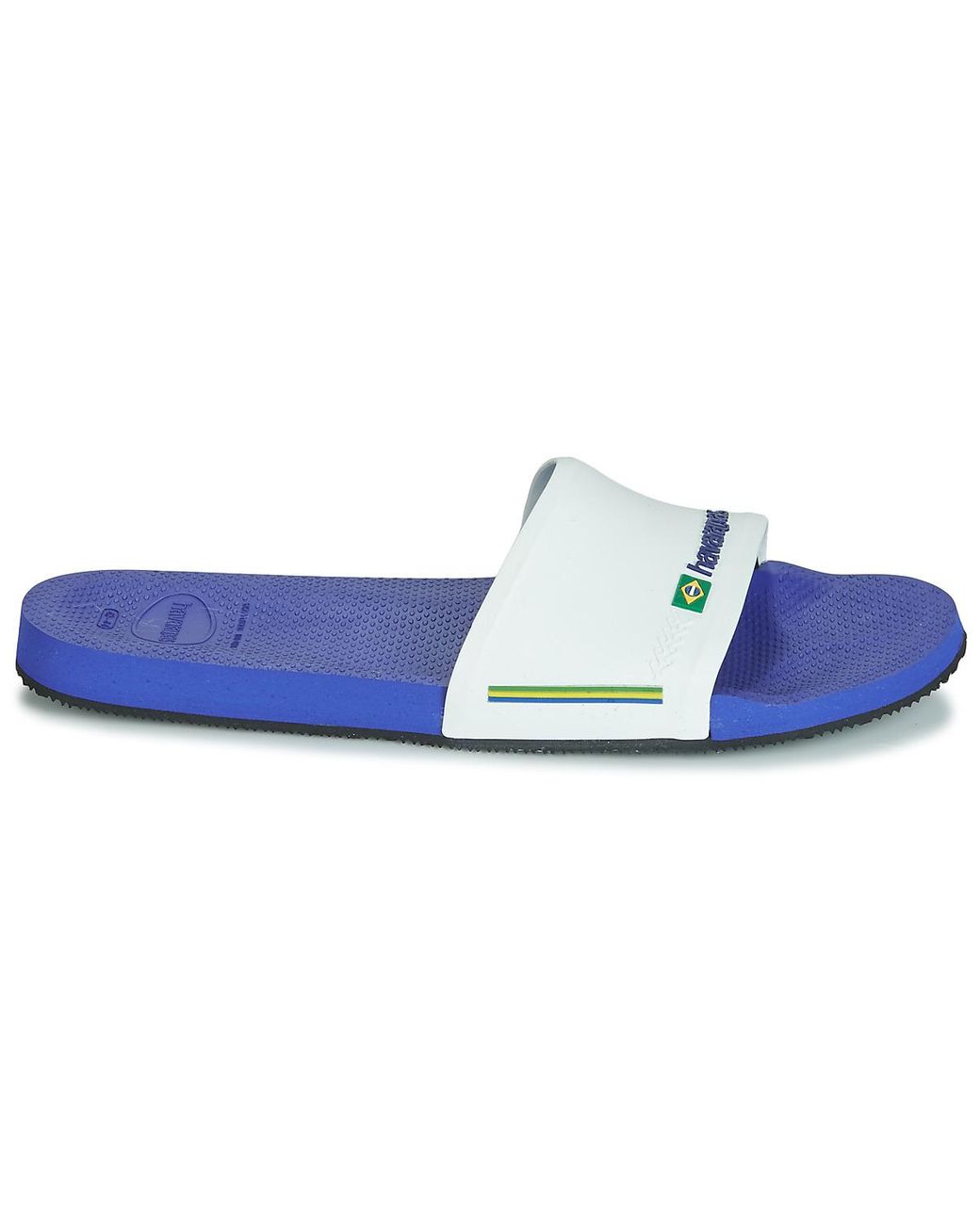 Havaianas Blue 'brasil' Sliders for men