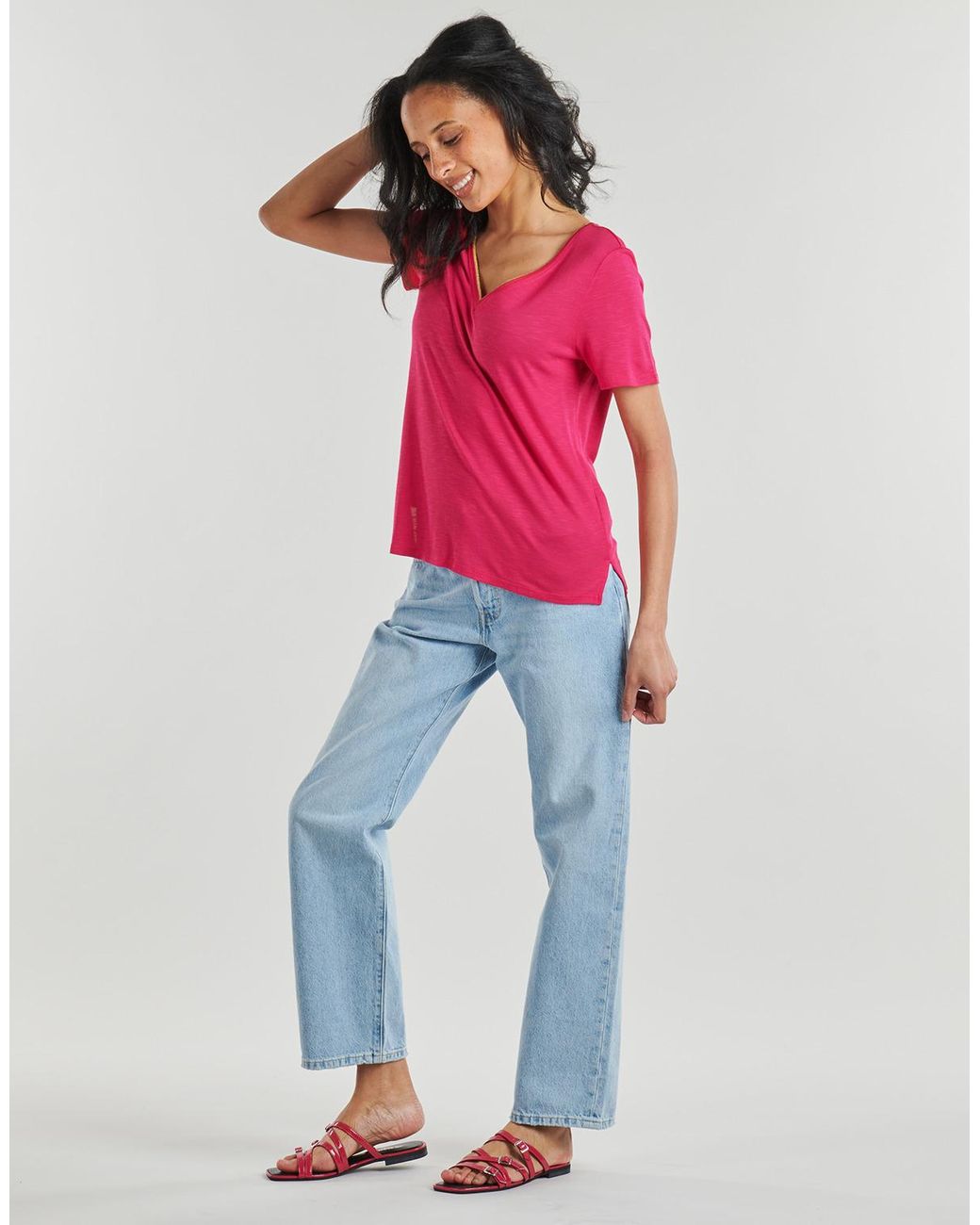 Vila Pink T Shirt Vinoel