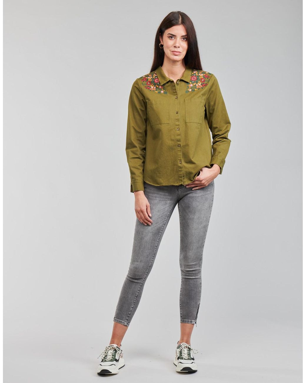 Noisy May Gray Nmkimmy Skinny Jeans