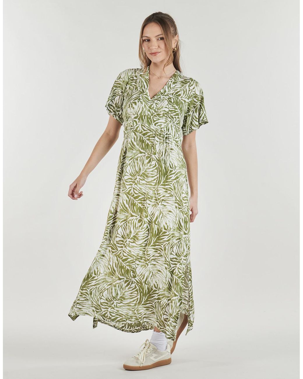 Deeluxe Green Long Dress Savia Ro W