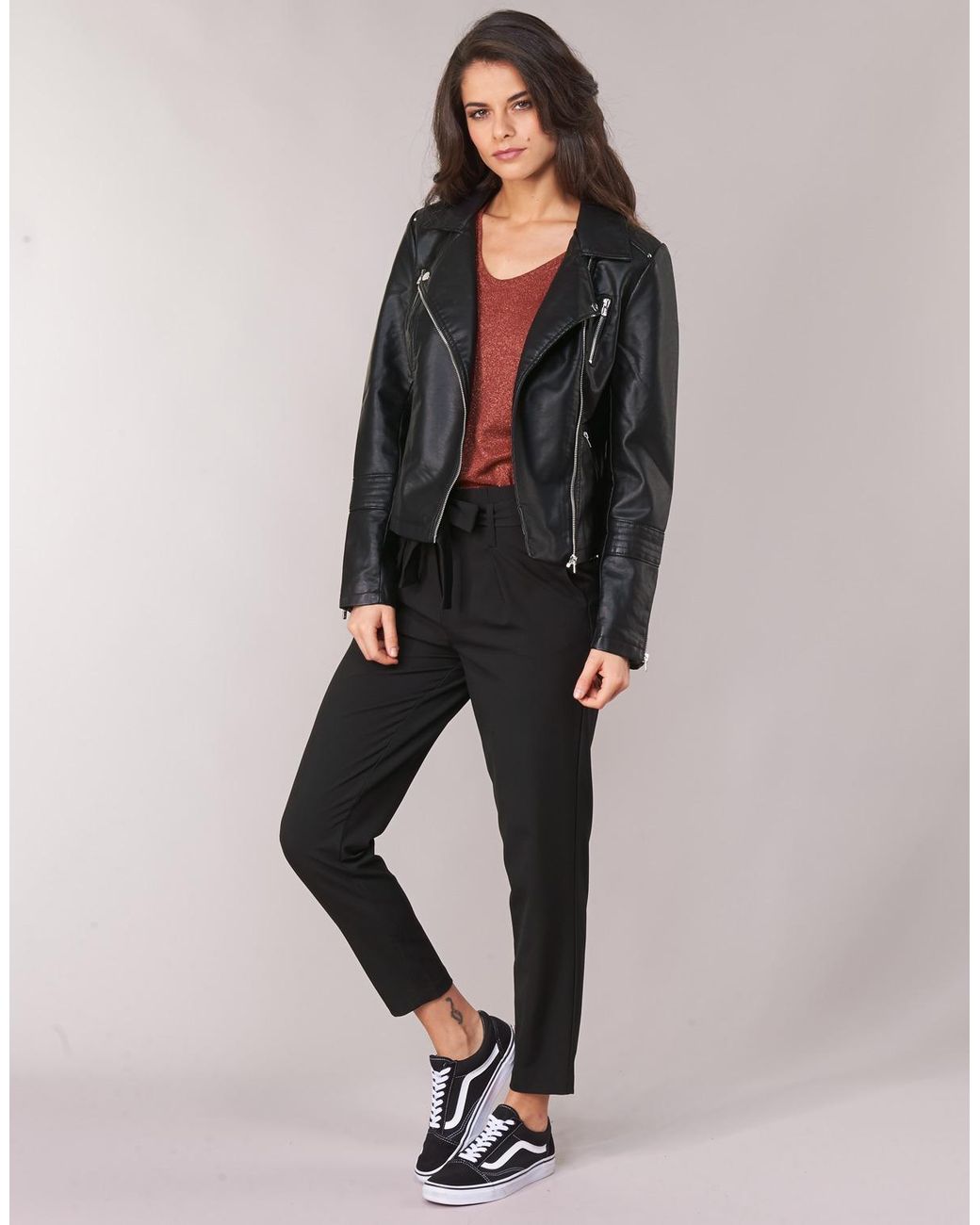 ONLY Black Onlgemma Leather Jacket