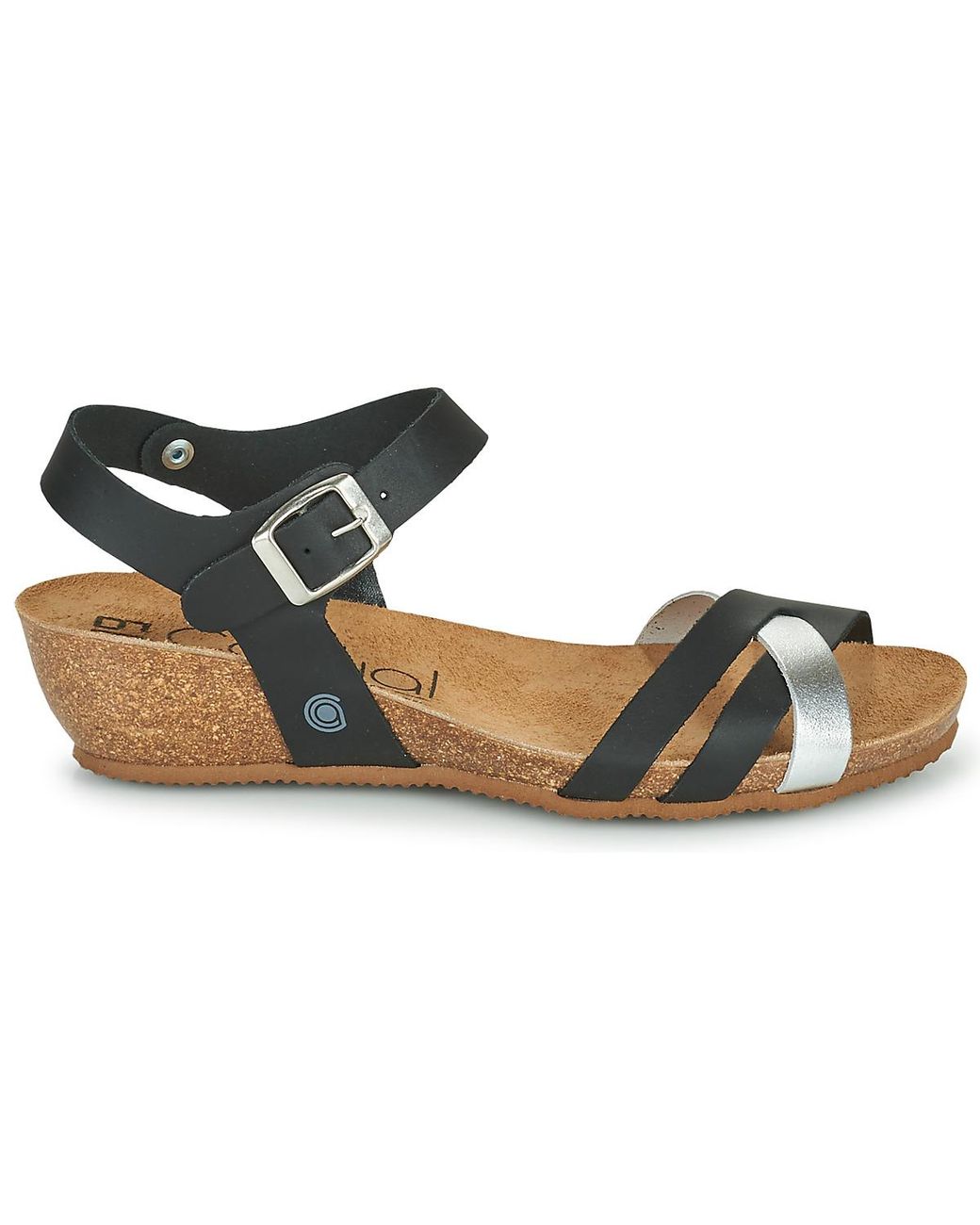 Casual Attitude Metallic Heeled Sandals Oya