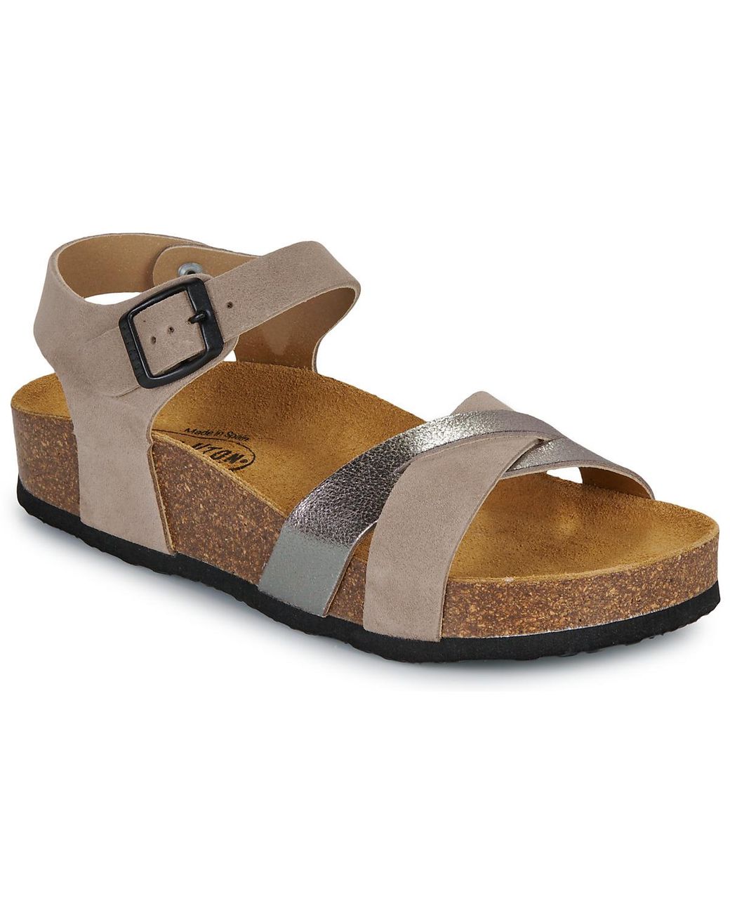 Plakton Brown Flat Sandals Cp Final