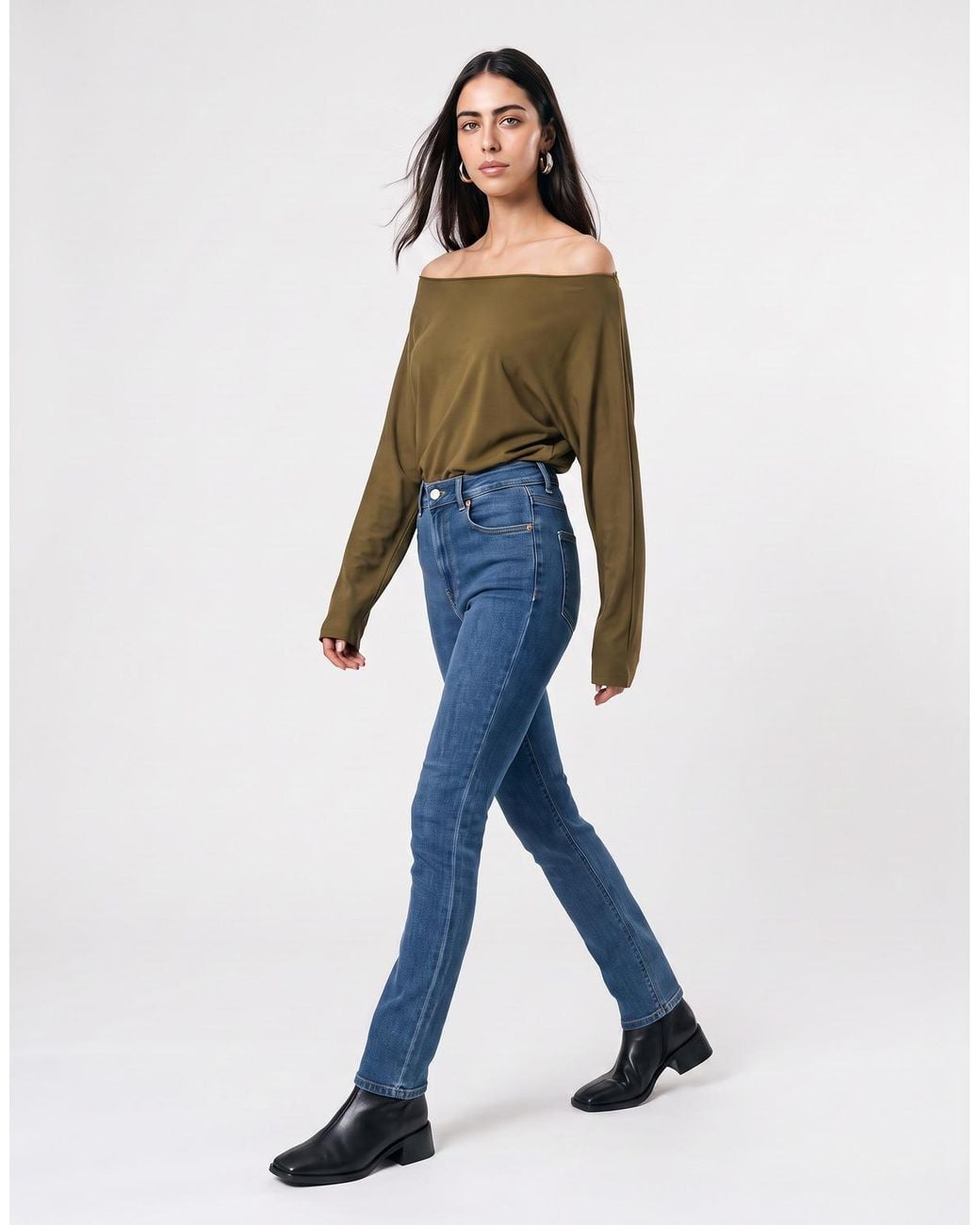 JJXX Blue Skinny Jeans Jxsydney Skinny Hw S400