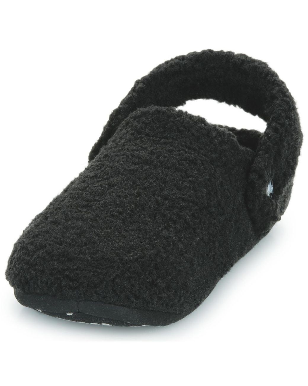 CROCSTM Black Flip Flops Classic Cozzzy Slipper