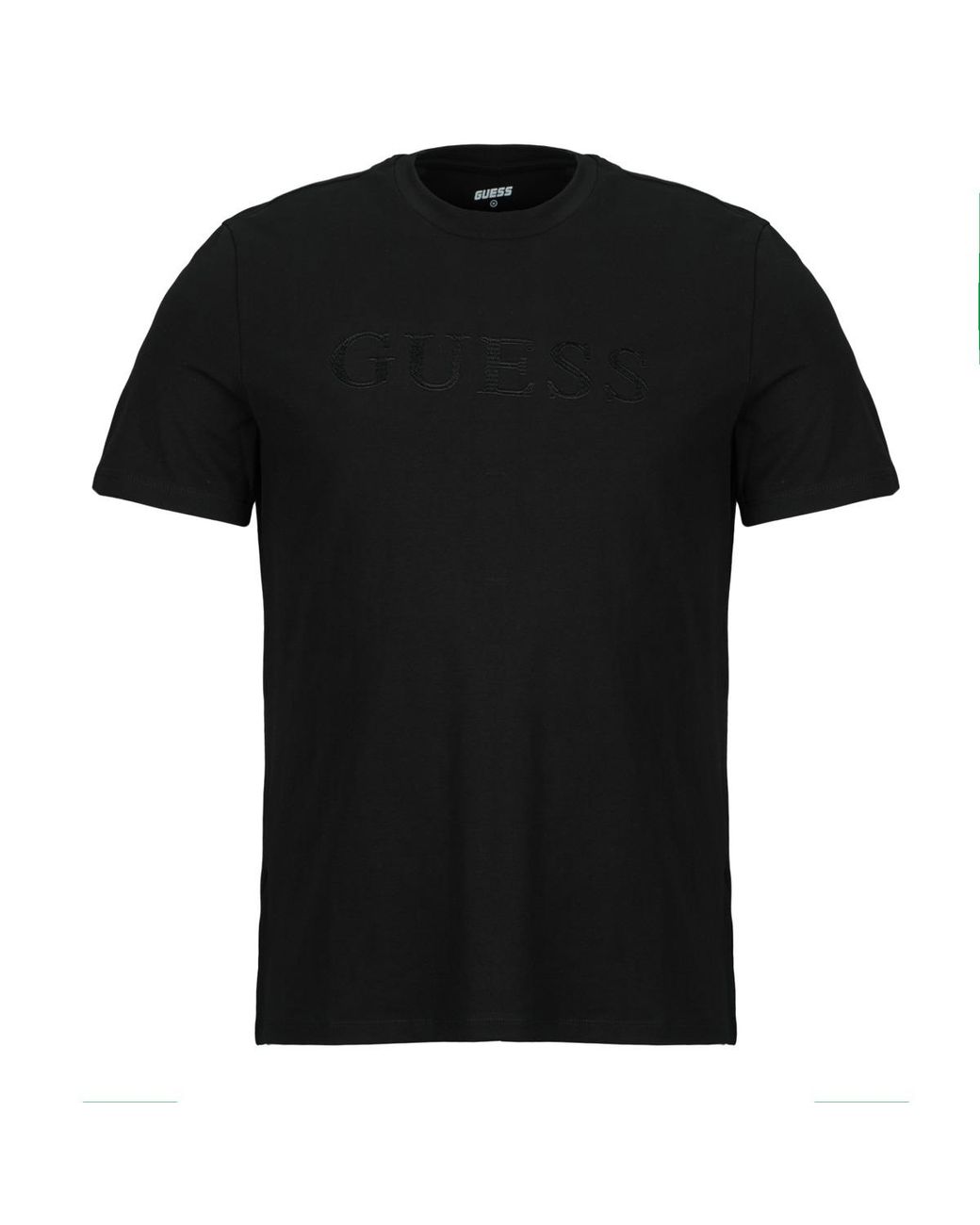 Guess Black T Shirt Prat Cn Ss T-shirt for men