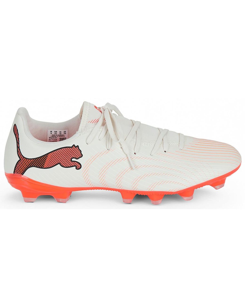 PUMA White Football Boots Future 9 Play Fg/ag for men