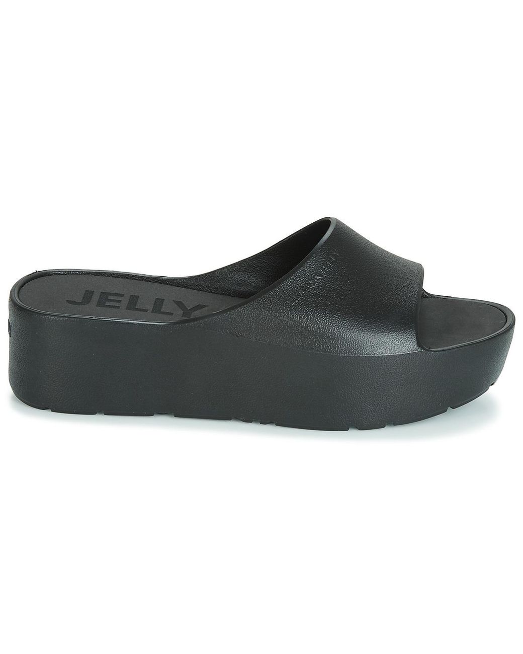 Lemon Jelly Black Sunny Mules / Casual Shoes