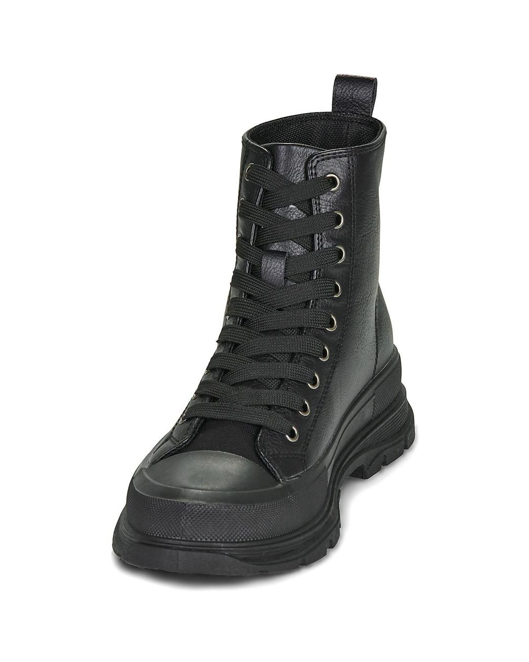 Les Petites Bombes Black Mid Boots Elena