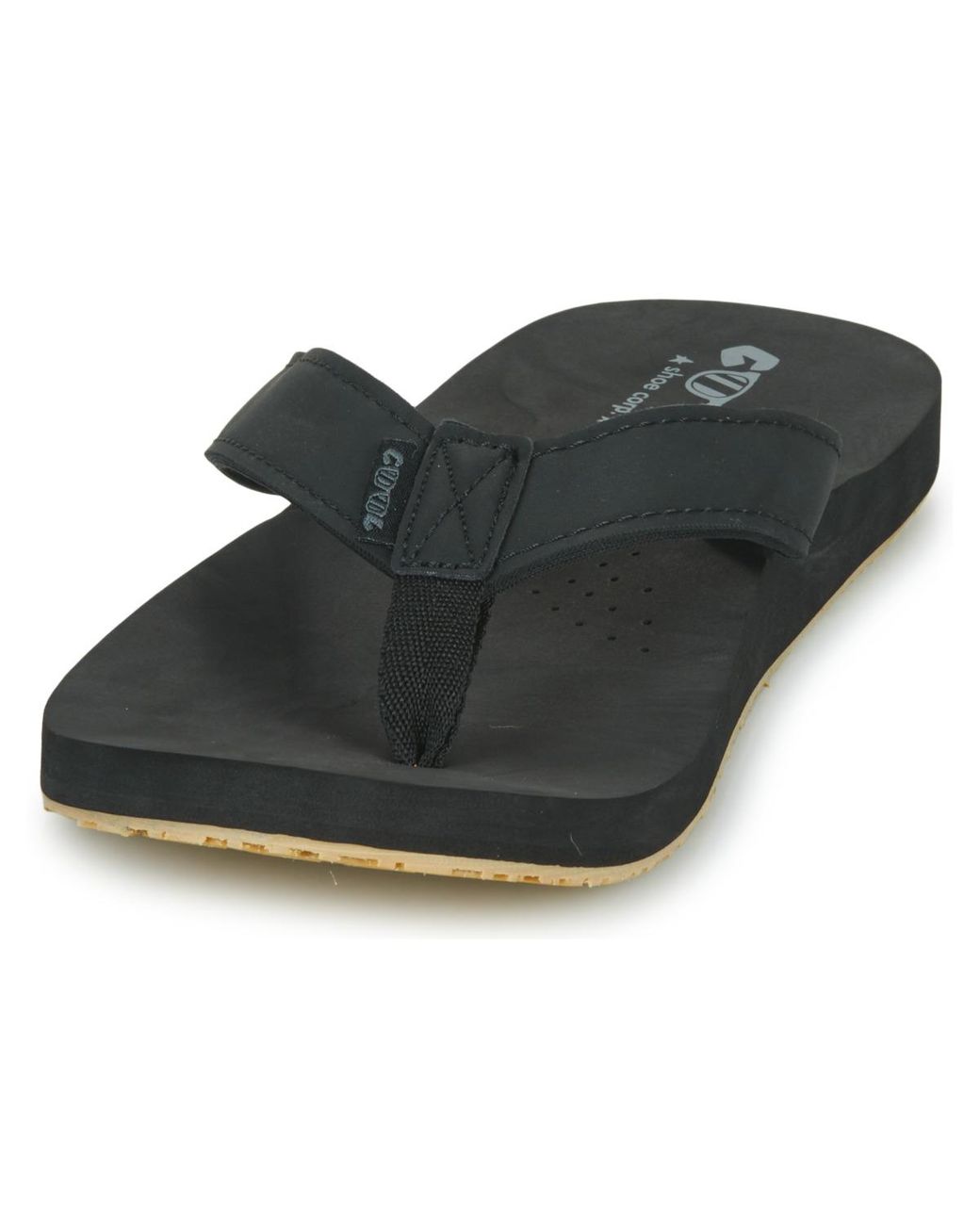 Cool shoe Black Flip Flops / Sandals (shoes) Sin for men