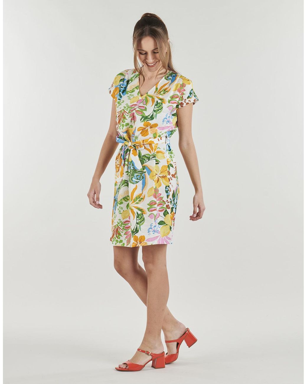 Deeluxe Green Dress Java Ro W