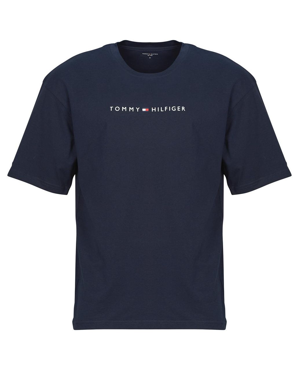 Tommy Hilfiger Blue T Shirt Ss Tee Cont. Logo for men