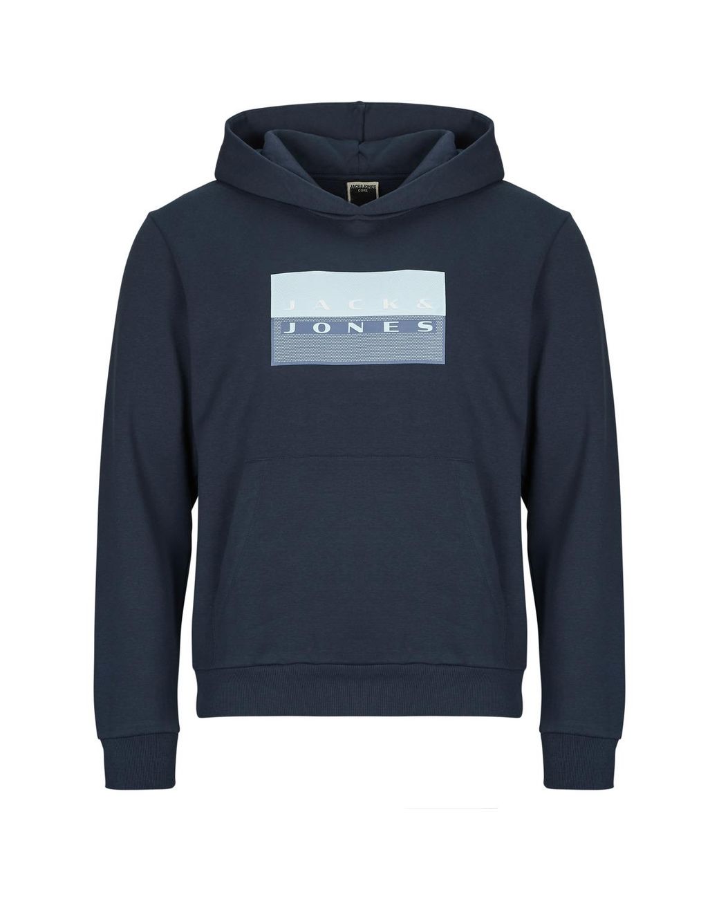 Jack & Jones Blue Hoodies Jcofusion Graphic for men