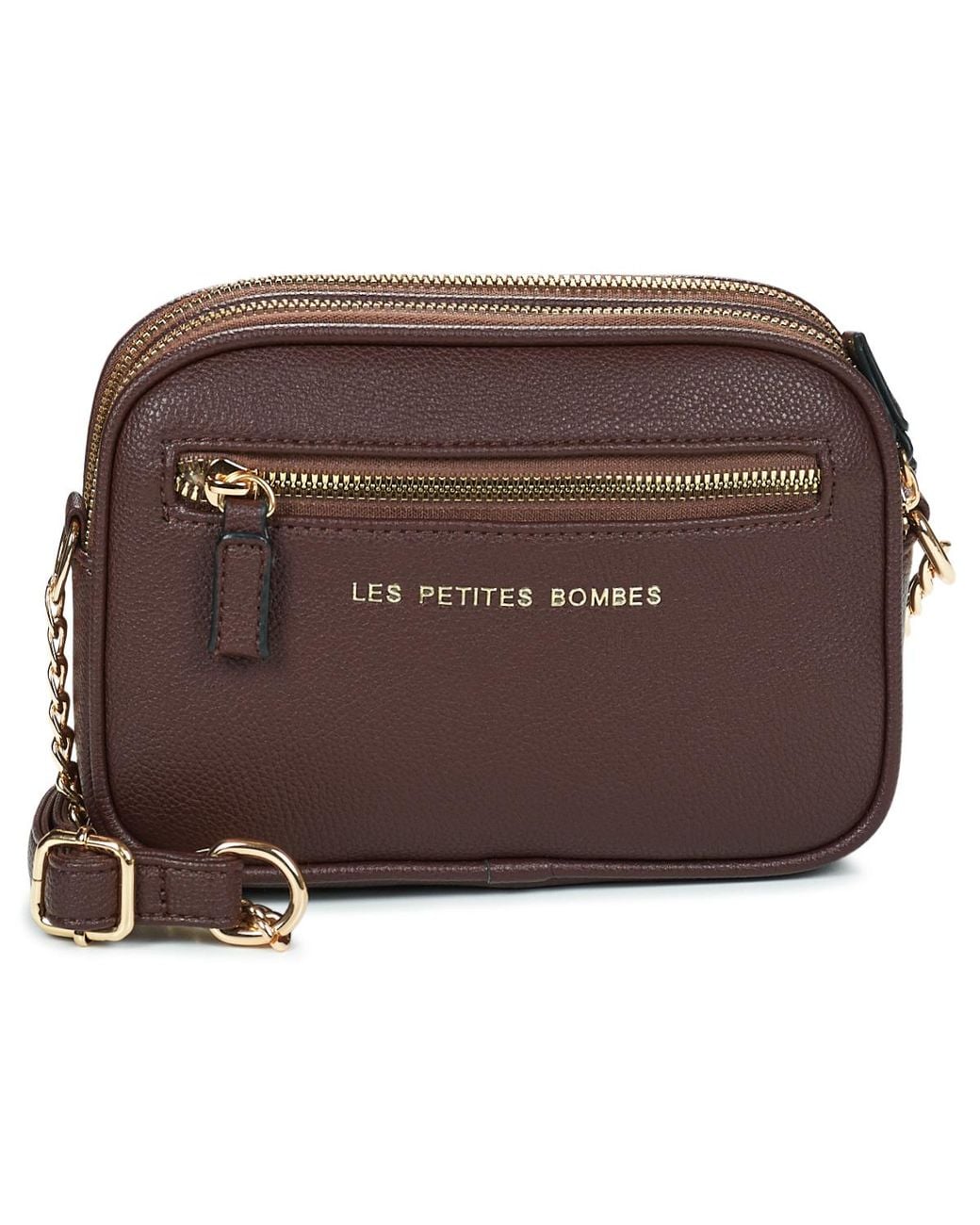Les Petites Bombes Brown Shoulder Bag Albane