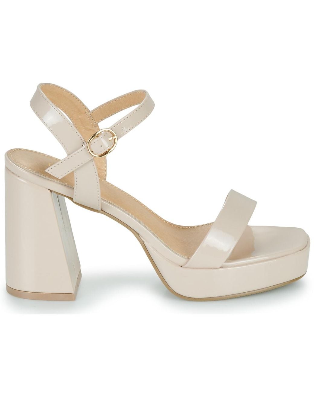 Ravel Metallic Heeled Sandals Moray