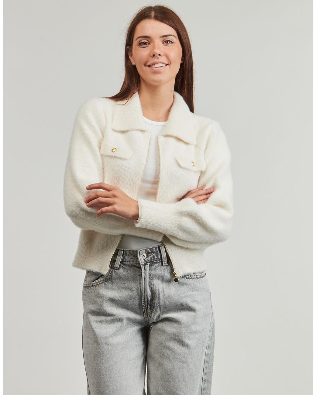Morgan White Cardigans Mdomi