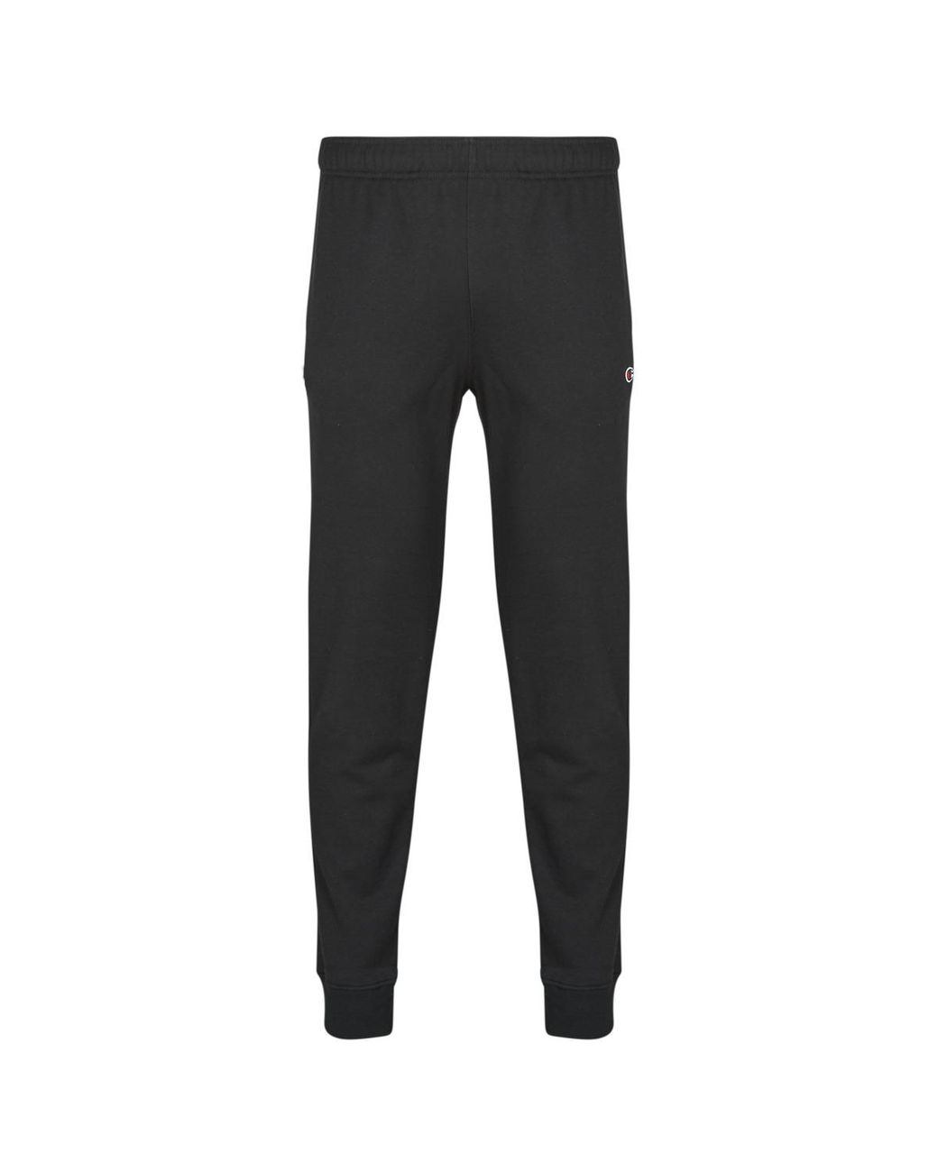 Champion Black Tracksuit Bottoms Rib Cuff Pants for men