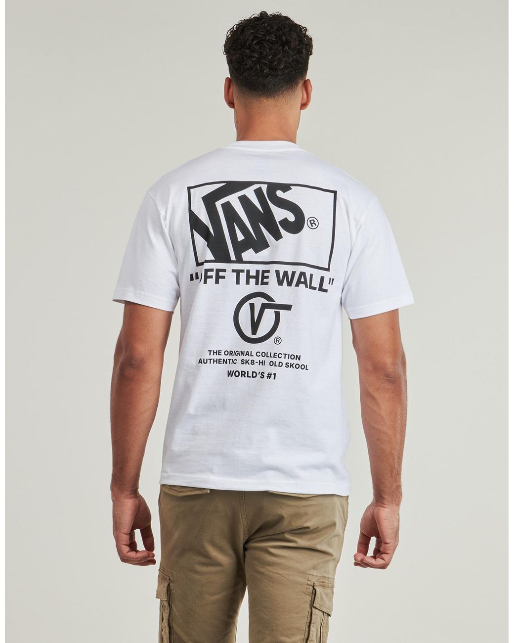 Vans White T Shirt M Stockpile Ss for men