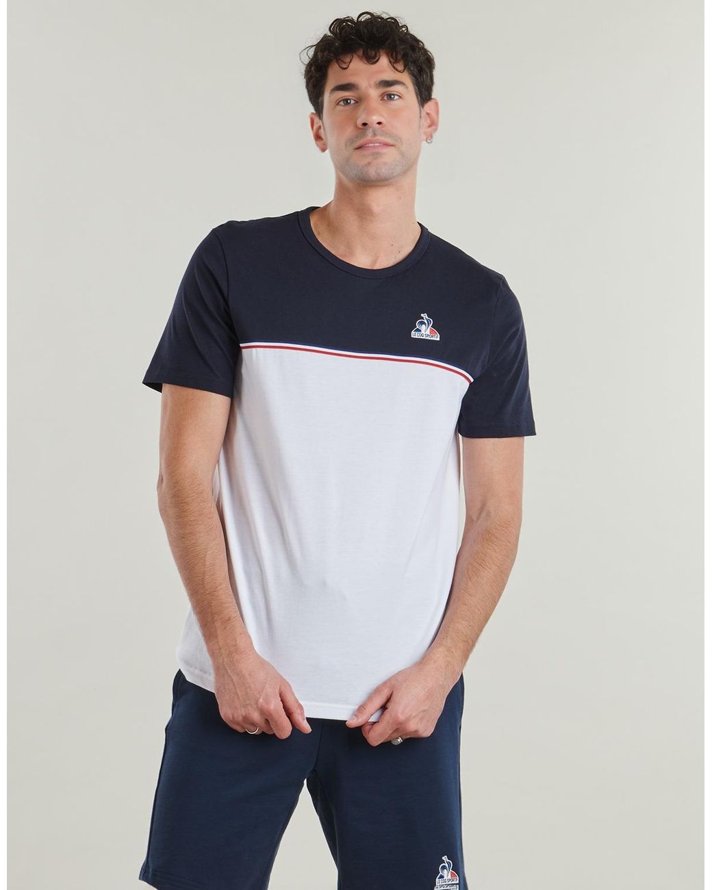 Le Coq Sportif Blue T Shirt Tri Sp Tee Ss N°1 M for men