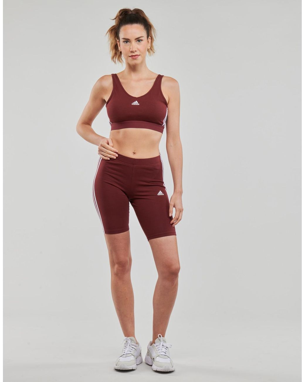 Adidas Red Tights 3s Bk Sho