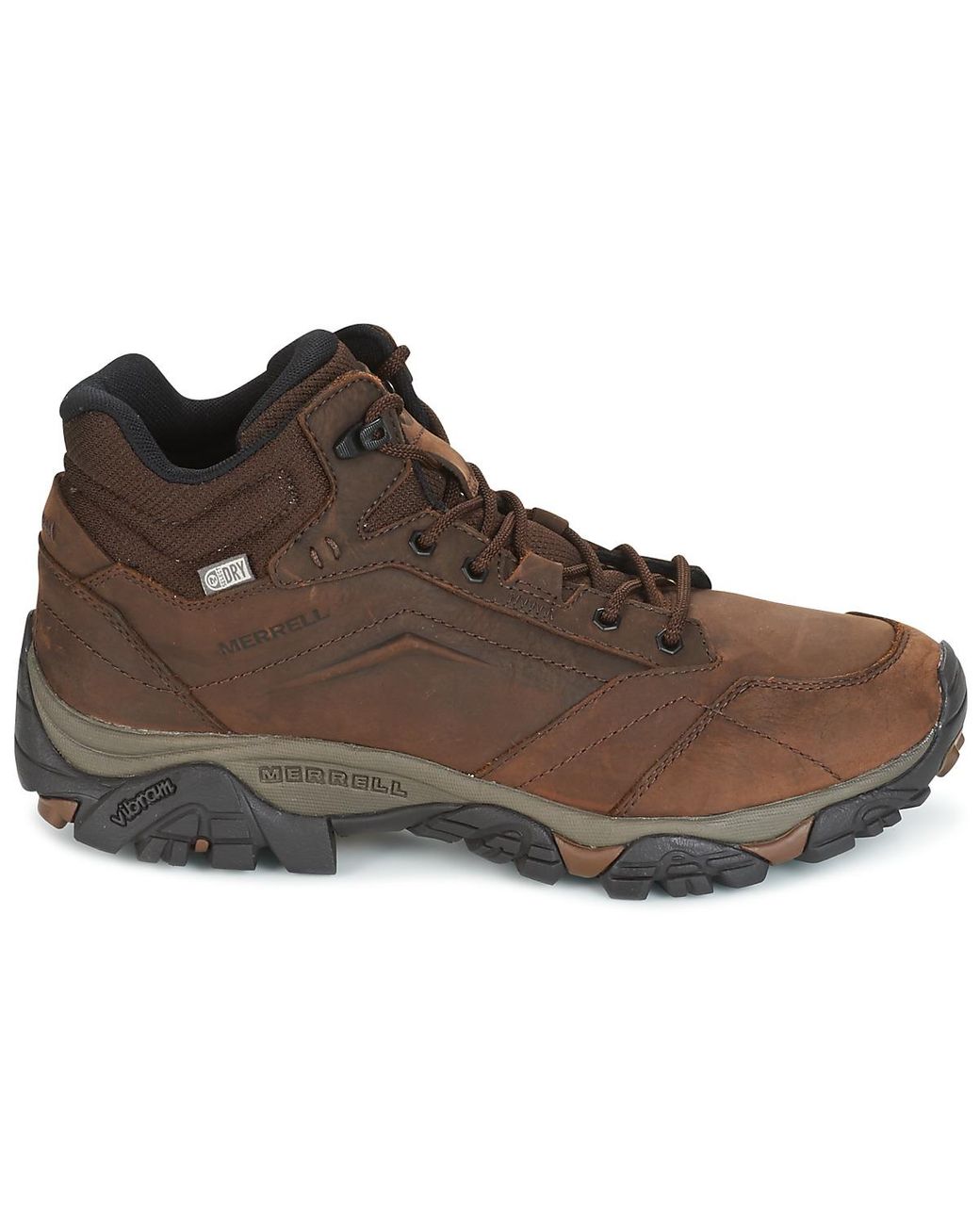 Merrell Leather Moab Venture Mid Wtpf Walking Boots in Brown for Men - Save  21% - Lyst