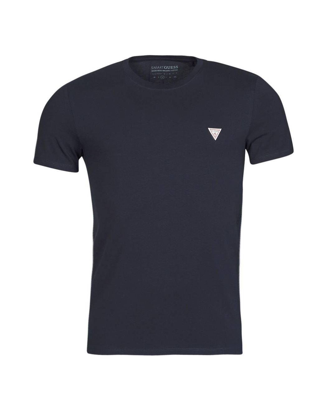 Guess Blue Cn Ss Core Tee T Shirt for men