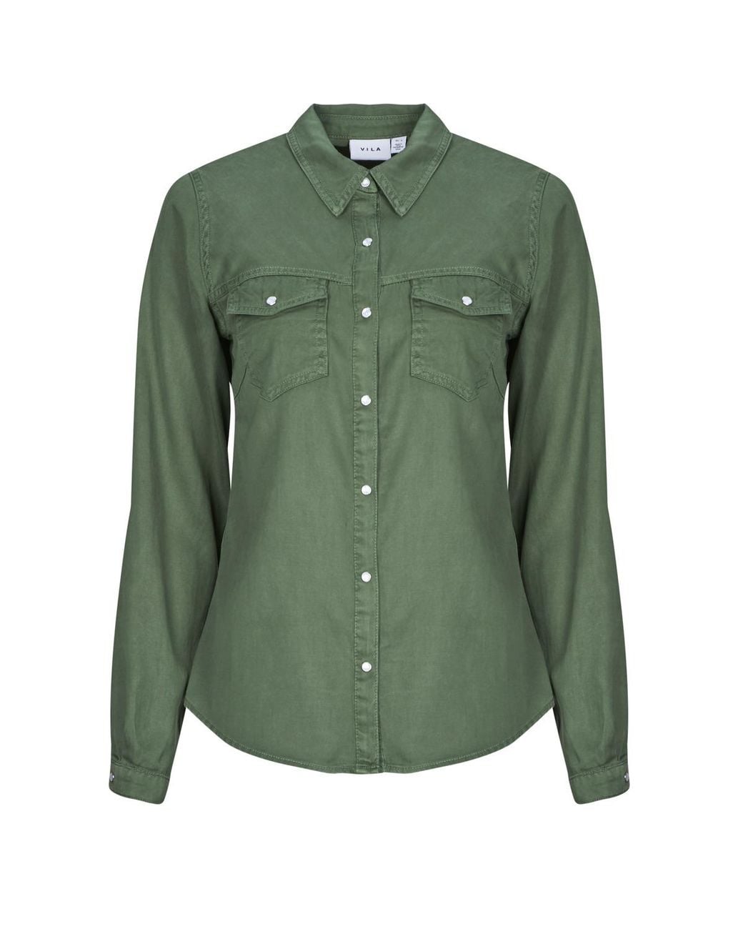 Vila Green Shirt Vibista