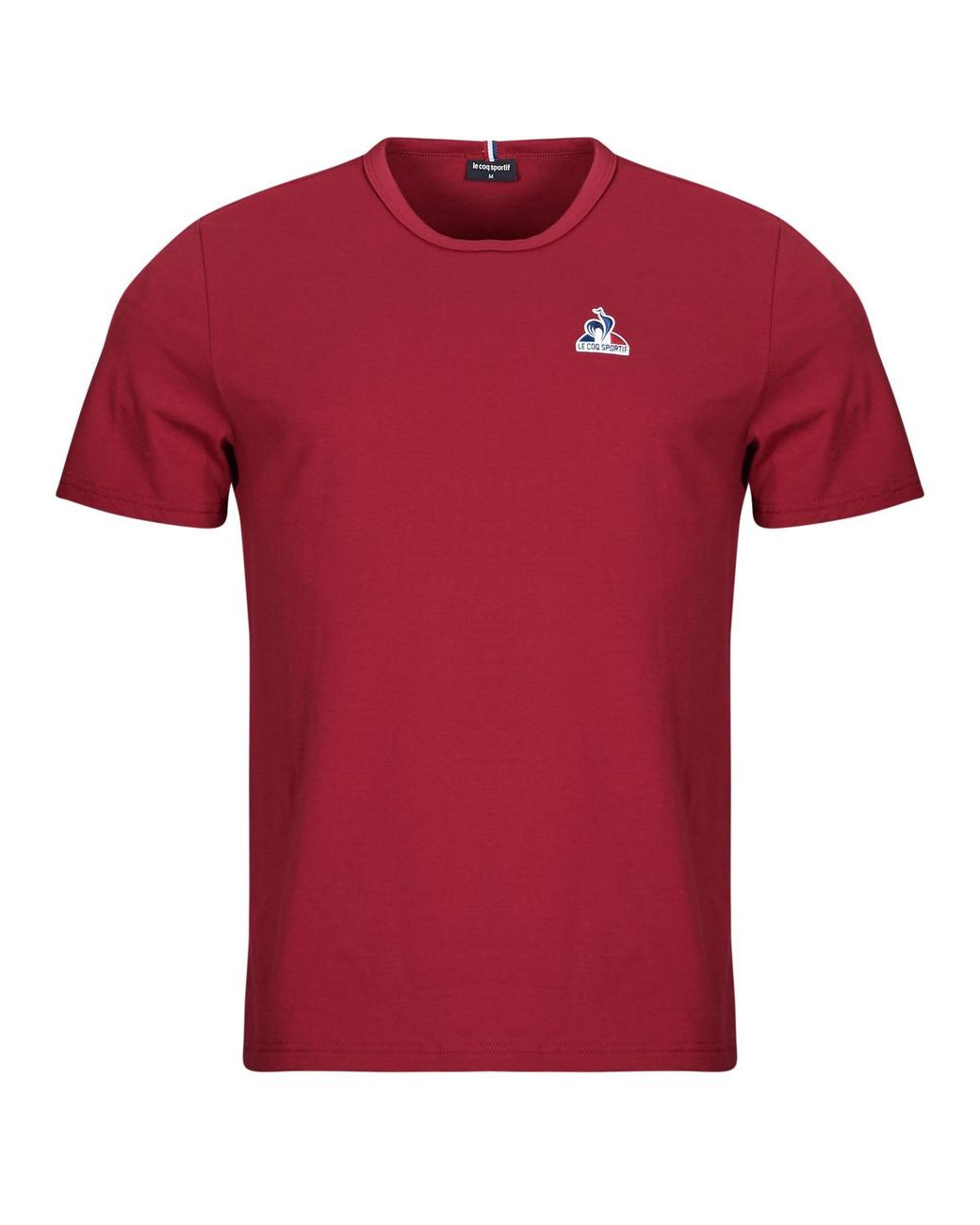 Le Coq Sportif Red T Shirt Ess Tee Ss N°1 M for men