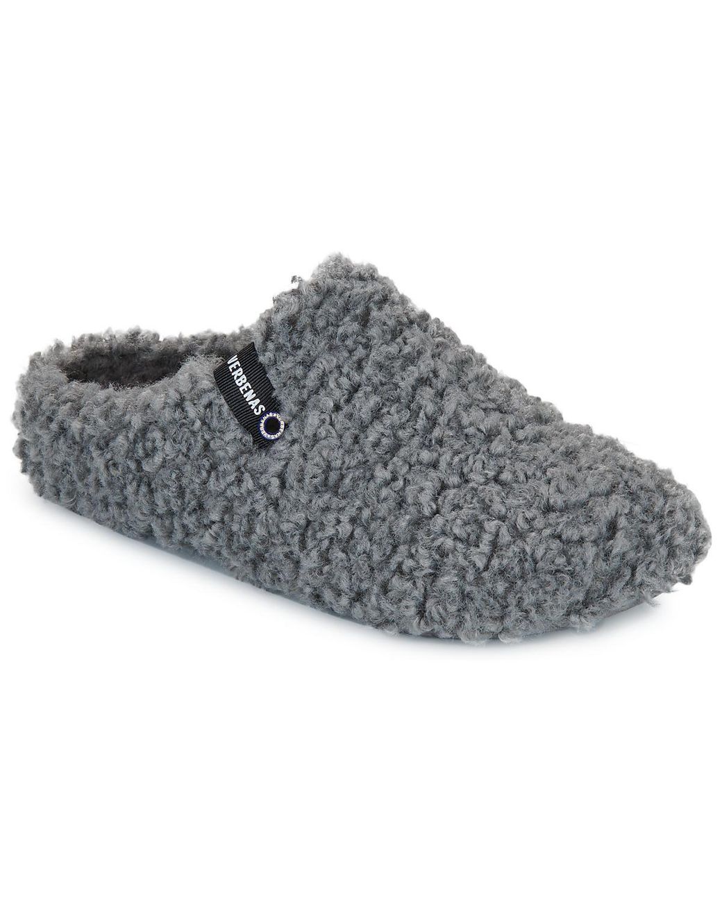 Verbenas Gray Flip Flops York Curly