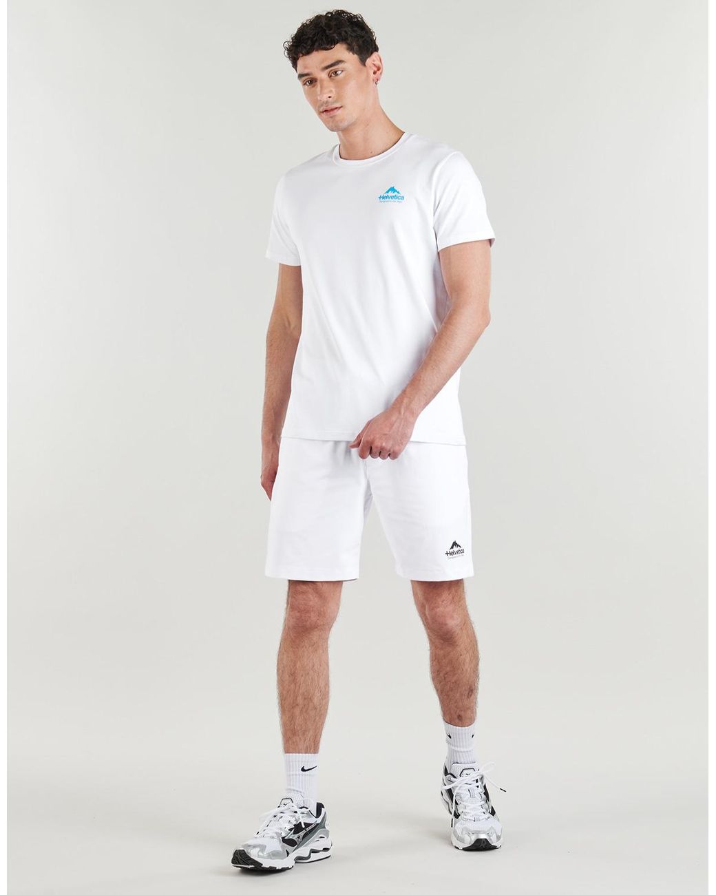 Helvetica White T Shirt Detroit for men