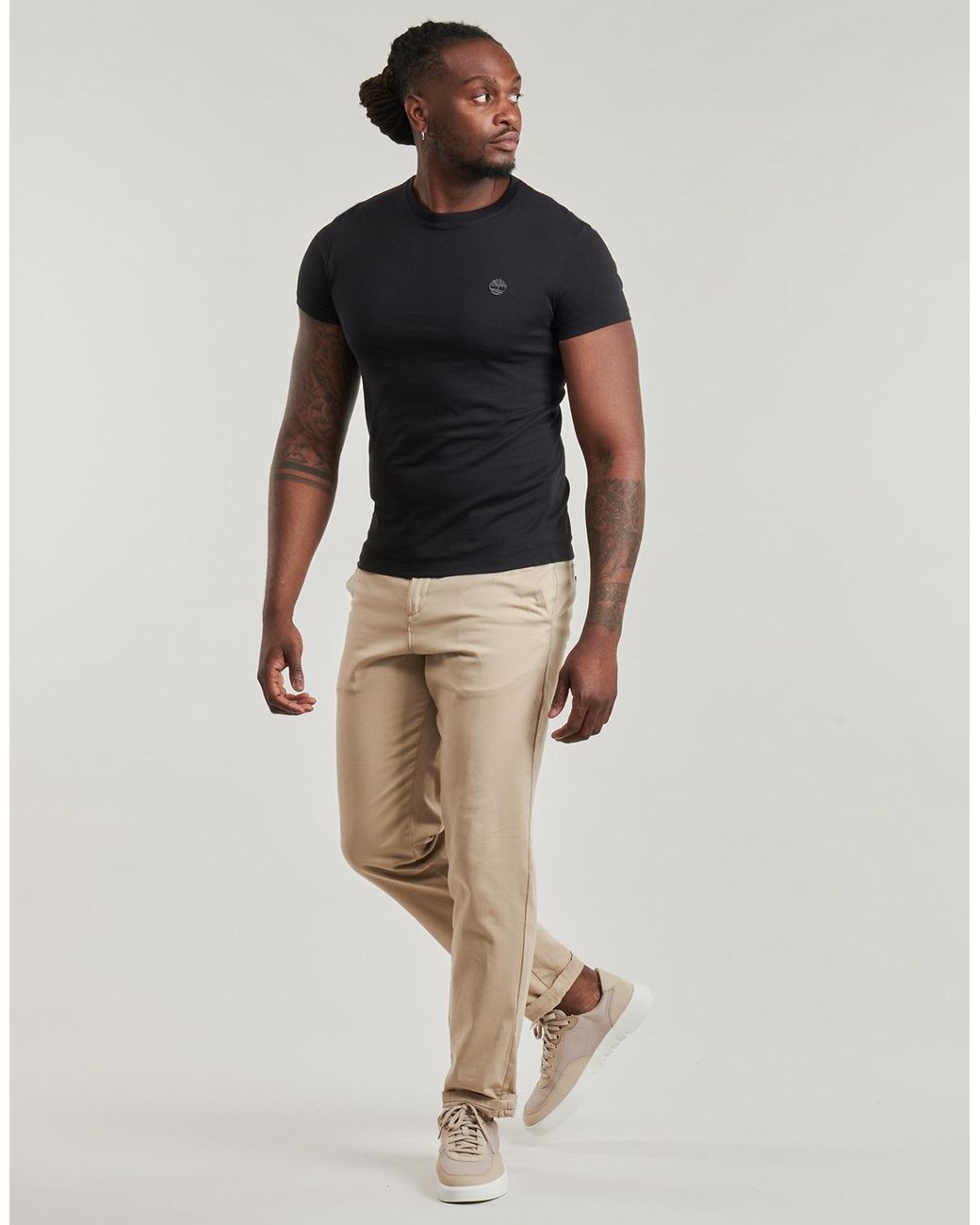 Timberland Black T Shirt Dunstan River Short Sleeve Tee for men