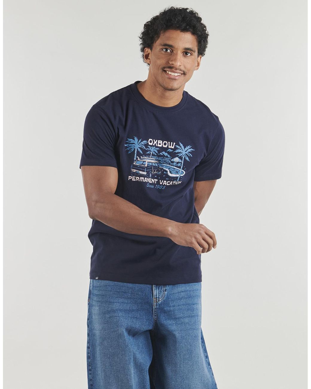 Oxbow Blue T Shirt S1ontrip for men