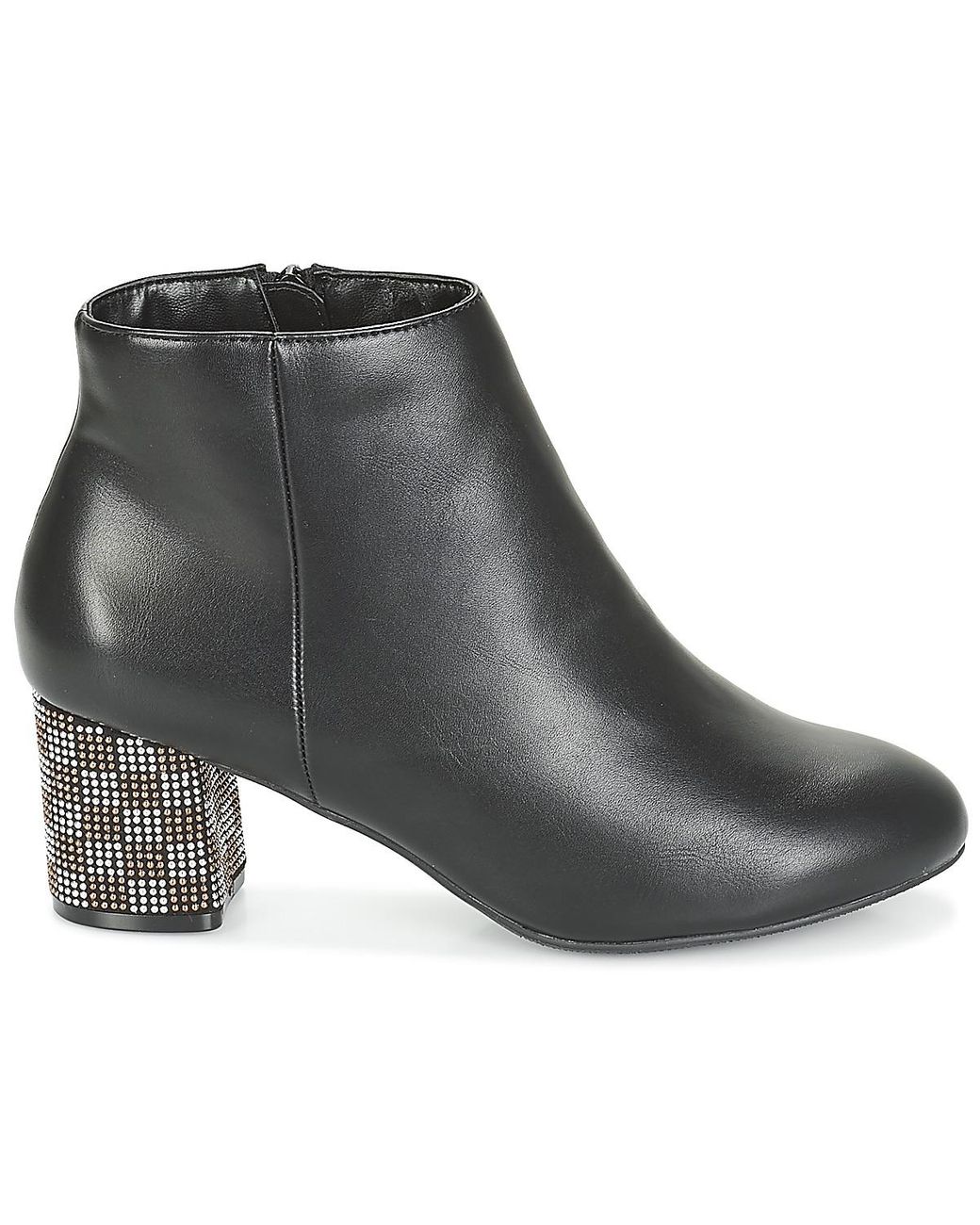 Moony Mood Black Low Ankle Boots Japsera