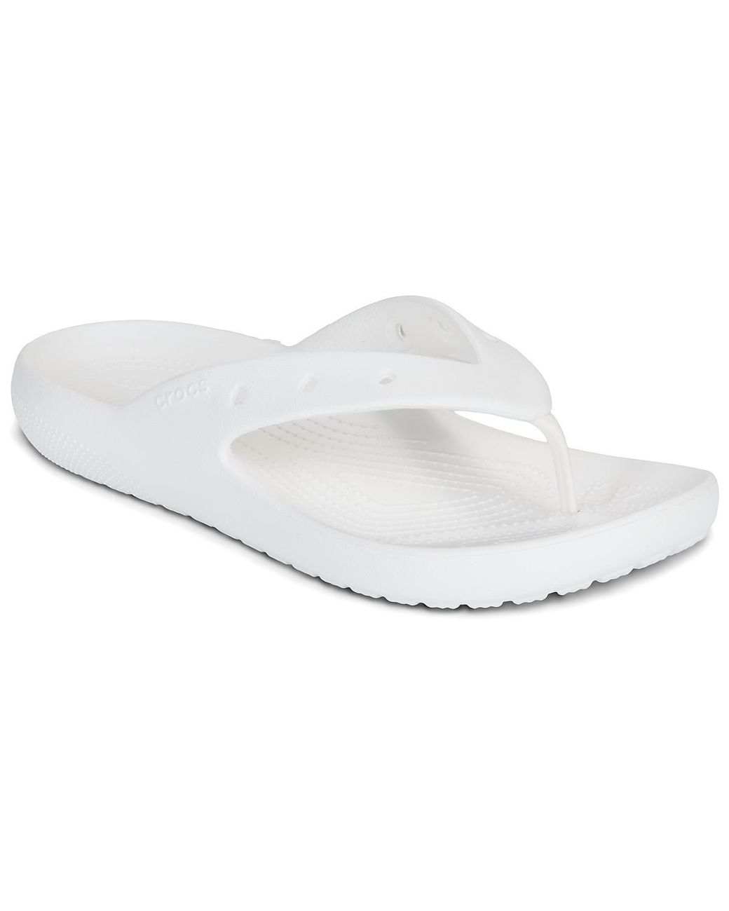 CROCSTM White Flip Flops / Sandals (shoes) Classic Flip