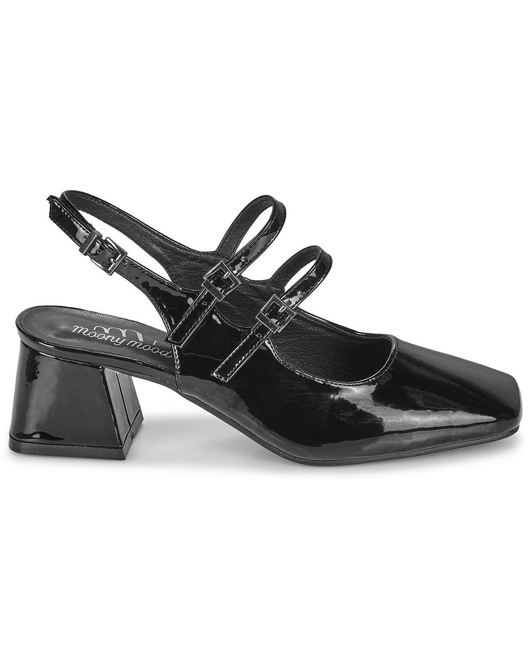 Moony Mood Black Heels Estelia