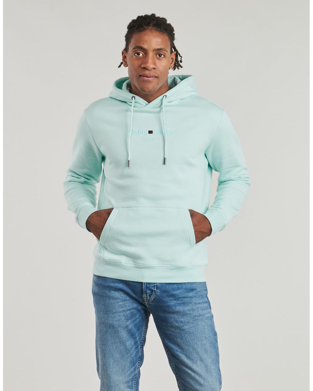 Teddy Smith Green Hoodies S-jim Hoody for men