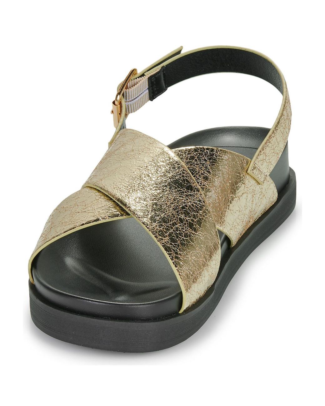 ONLY Metallic Flat Sandals Onlminnie-2 Pu Slingback Sandal