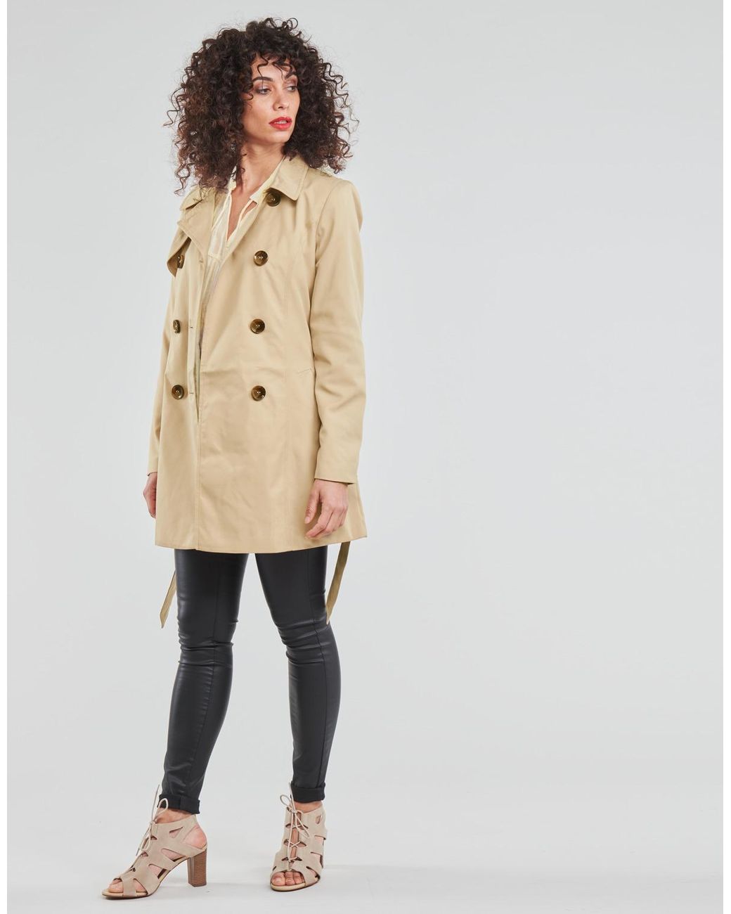 ONLY Natural Onlvalerie Trench Coat