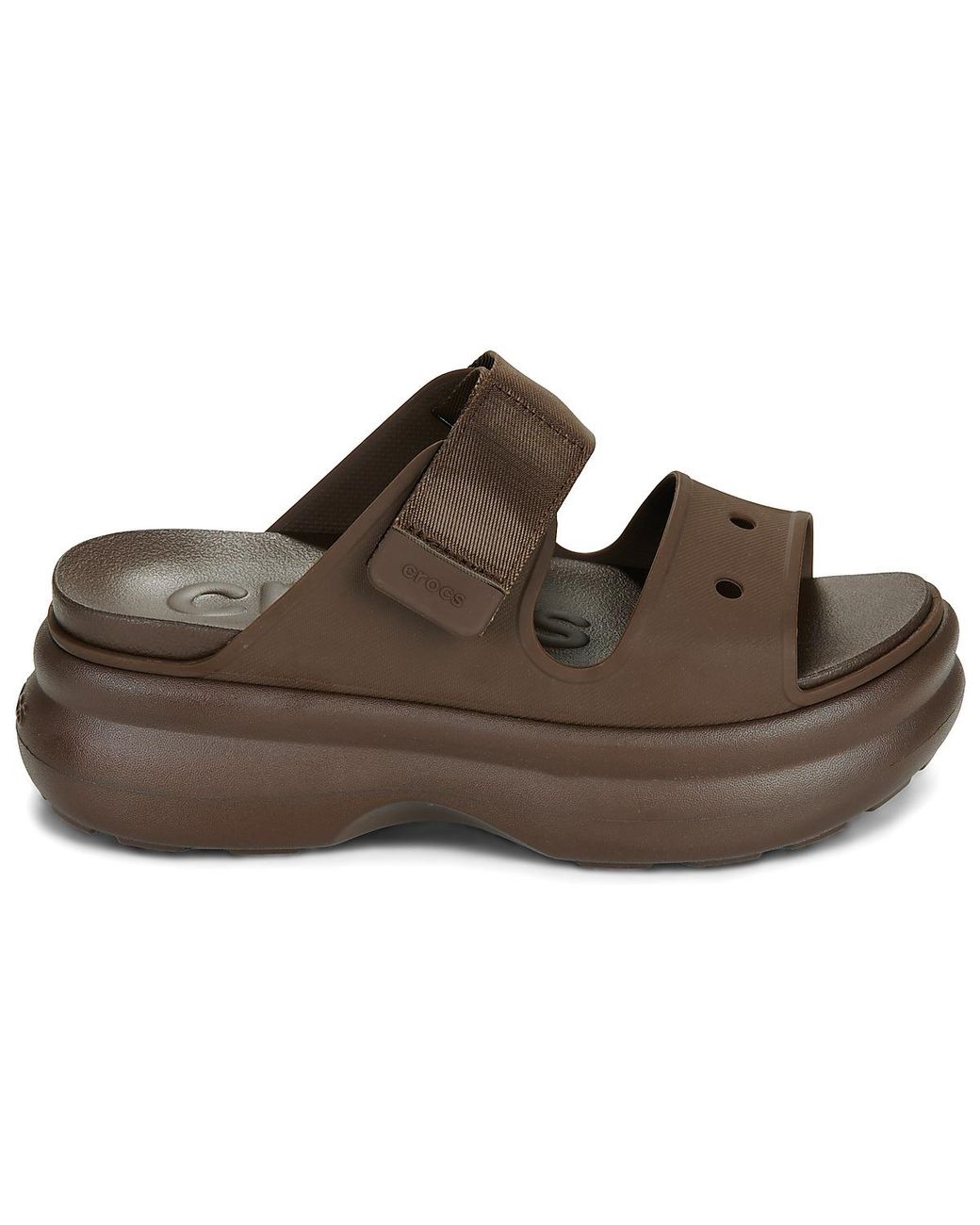 CROCSTM Brown Mules / Casual Shoes Soho Two Strap Sandal