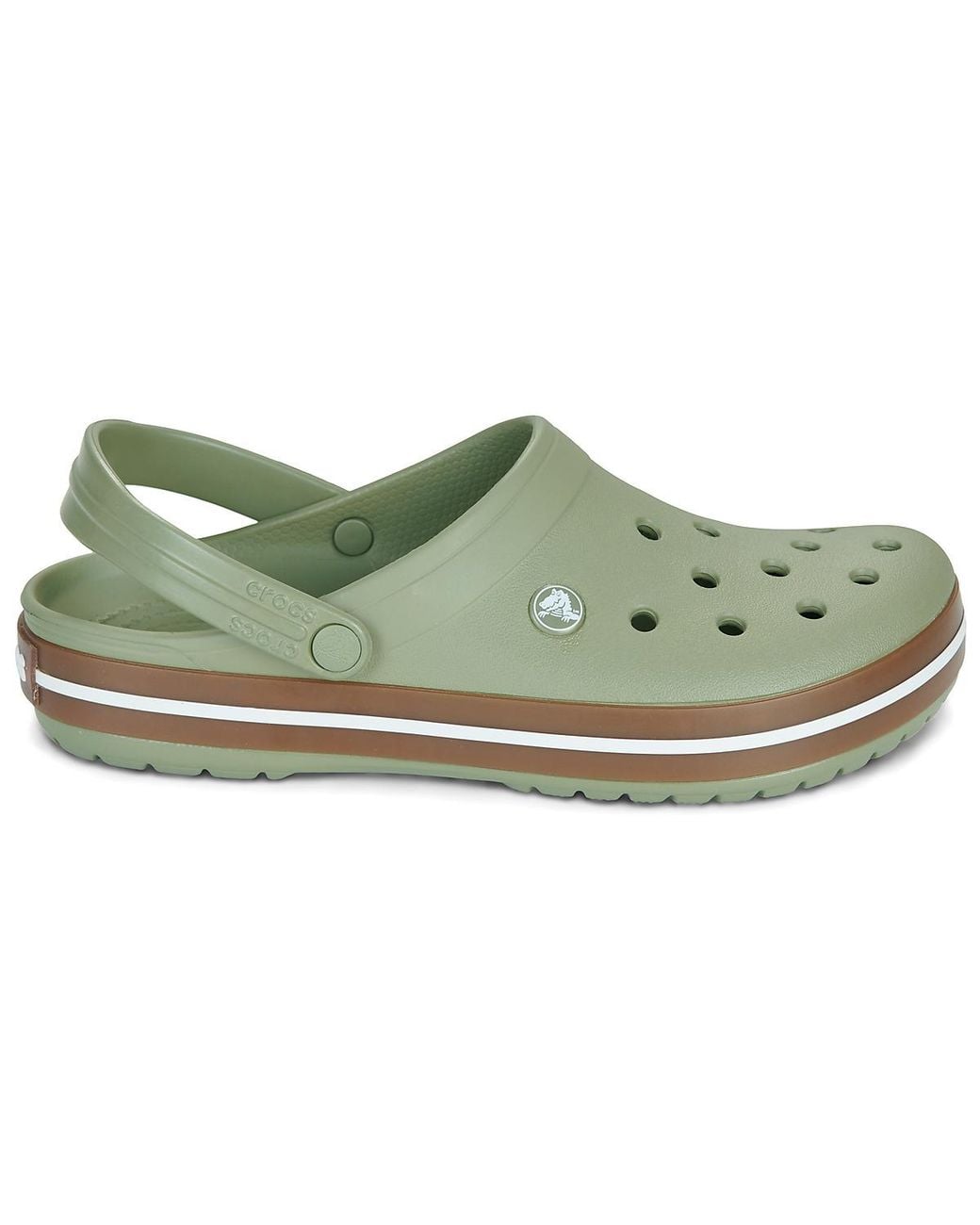 CROCSTM Green Clogs (shoes) Crocband Gum Clog for men