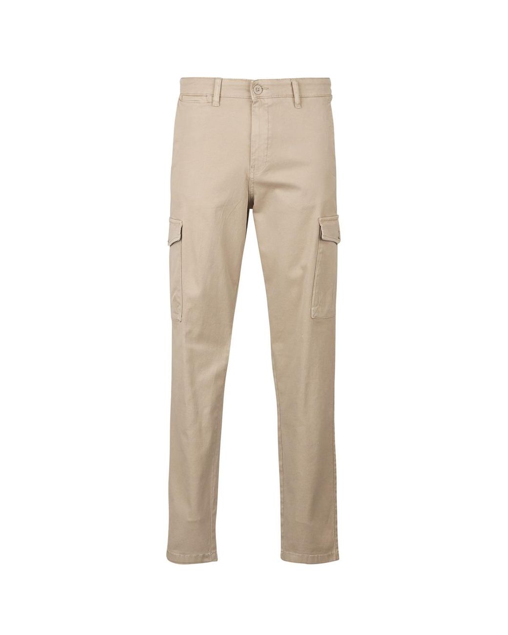 Jack & Jones Natural Cargo Trousers Jpstace Arthur Dobby Cargo for men
