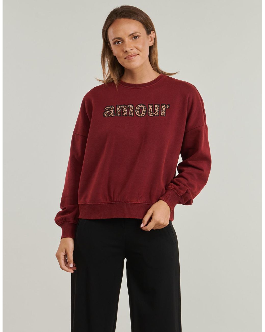 ONLY Red Sweatshirts Onllinda