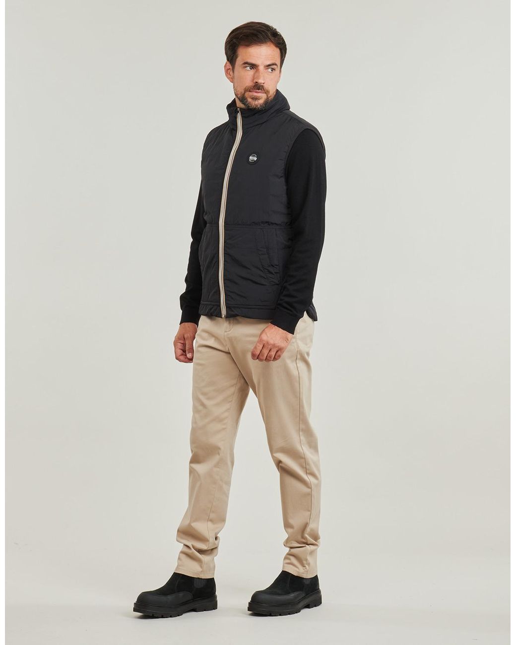 Teddy Smith Black Duffel Coats Oly for men