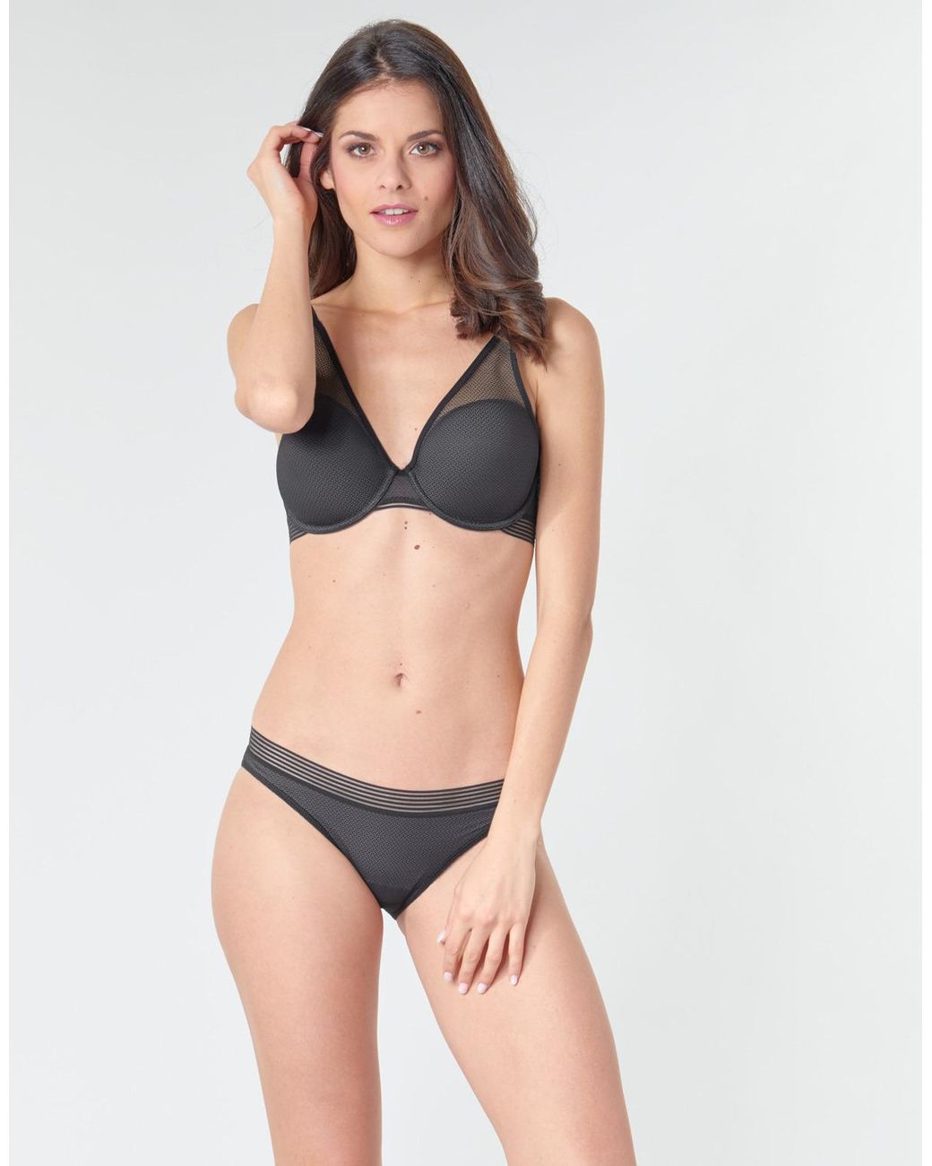 Triumph Black Infinite Sensation Knickers/panties