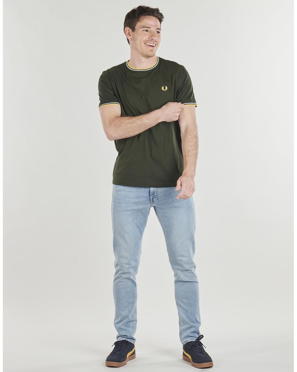 Jack & Jones Blue Skinny Jeans Jjiglenn Jjfelix Ns 464 for men