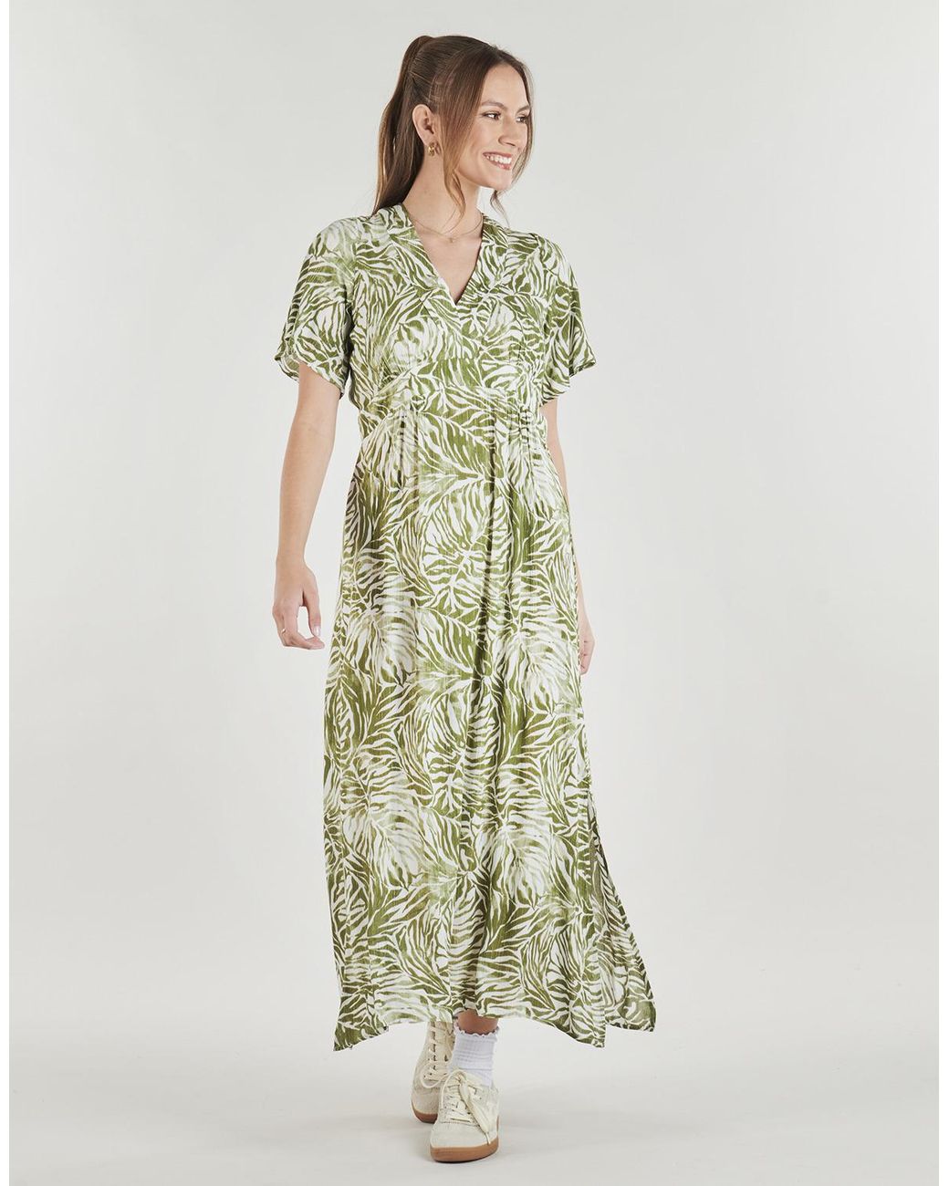 Deeluxe Green Long Dress Savia Ro W